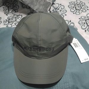 Bad hair day hat! Olive green color